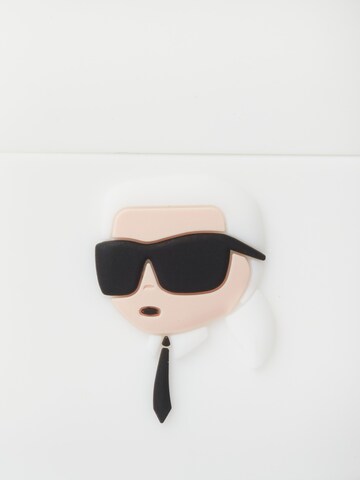 balta Karl Lagerfeld Išmaniojo telefono dėklas