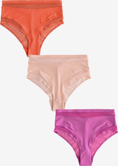 5XL dydžio Moteriškos kelnaitės iš Next, spalva – purpurinė / oranžinė / pastelinė rožinė, Prekių apžvalga