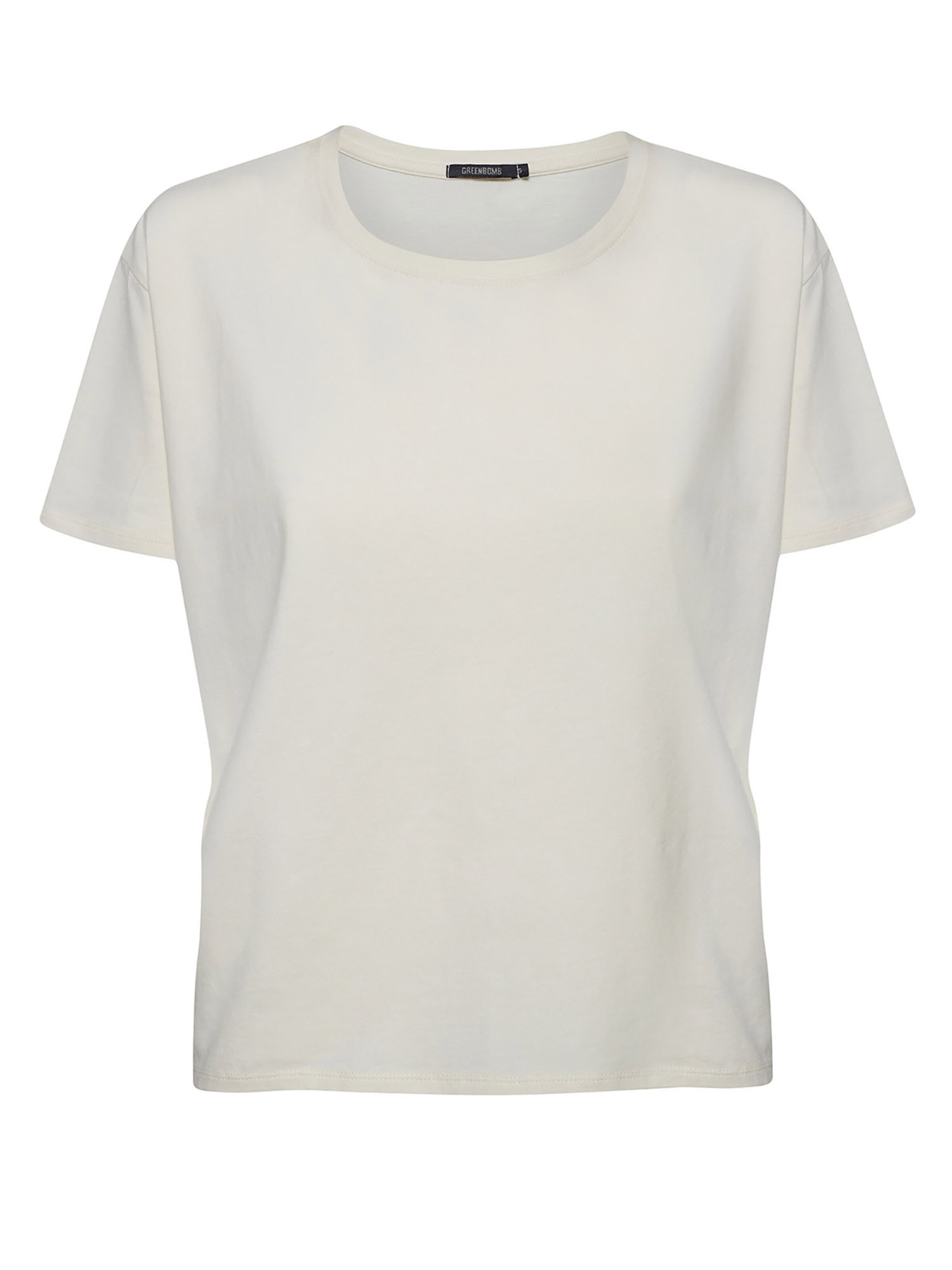 GREENBOMB Shirt in Wit: voorkant