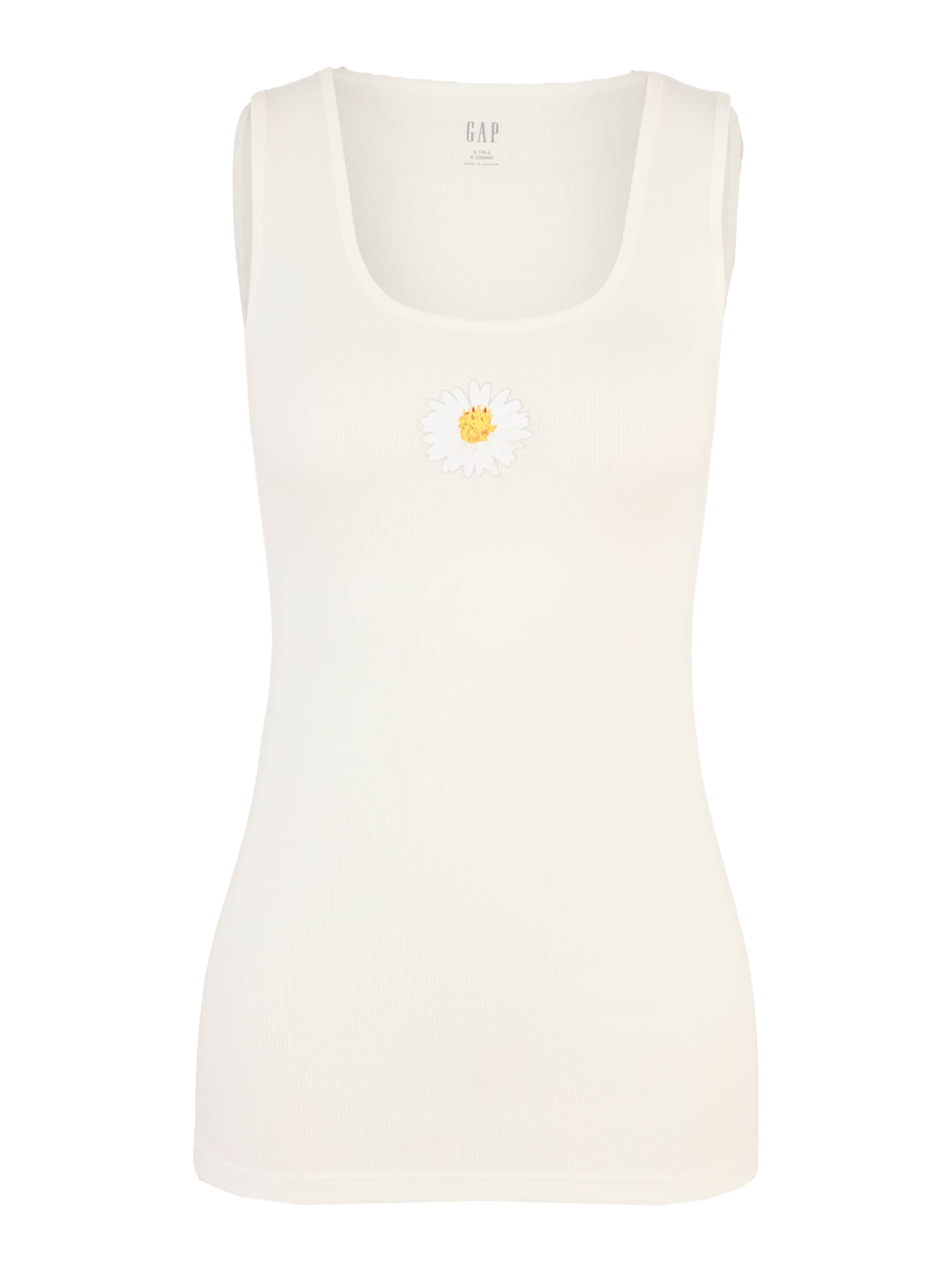 Gap Tall Top - tmavě žlutá / bílá / barva vaječné skořápky, Produkt