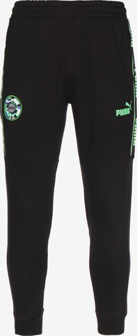 Regular Pantalon de sport PUMA en noir : devant