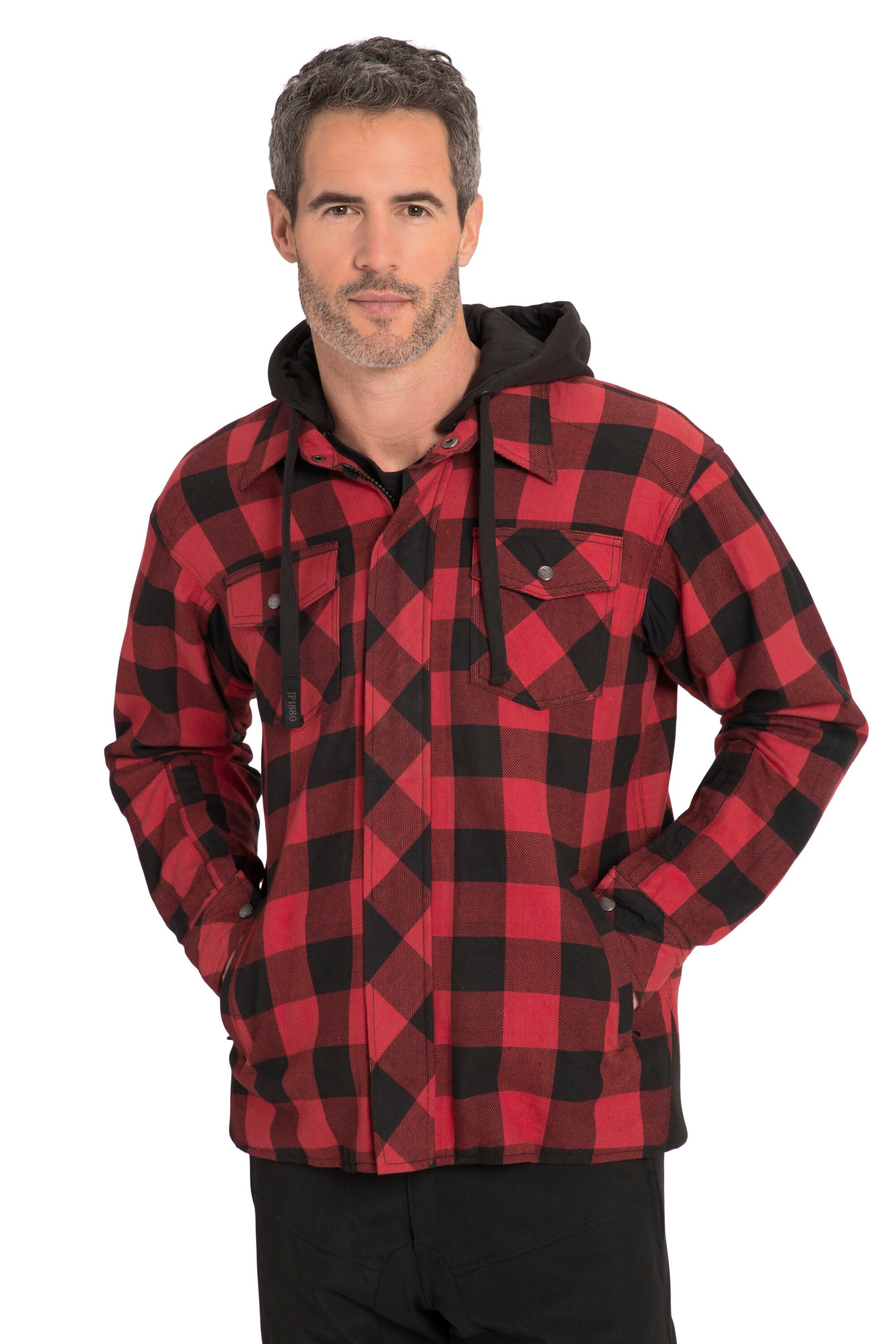 JP1880 Tussenjas in Gemengde kleuren: voorkant