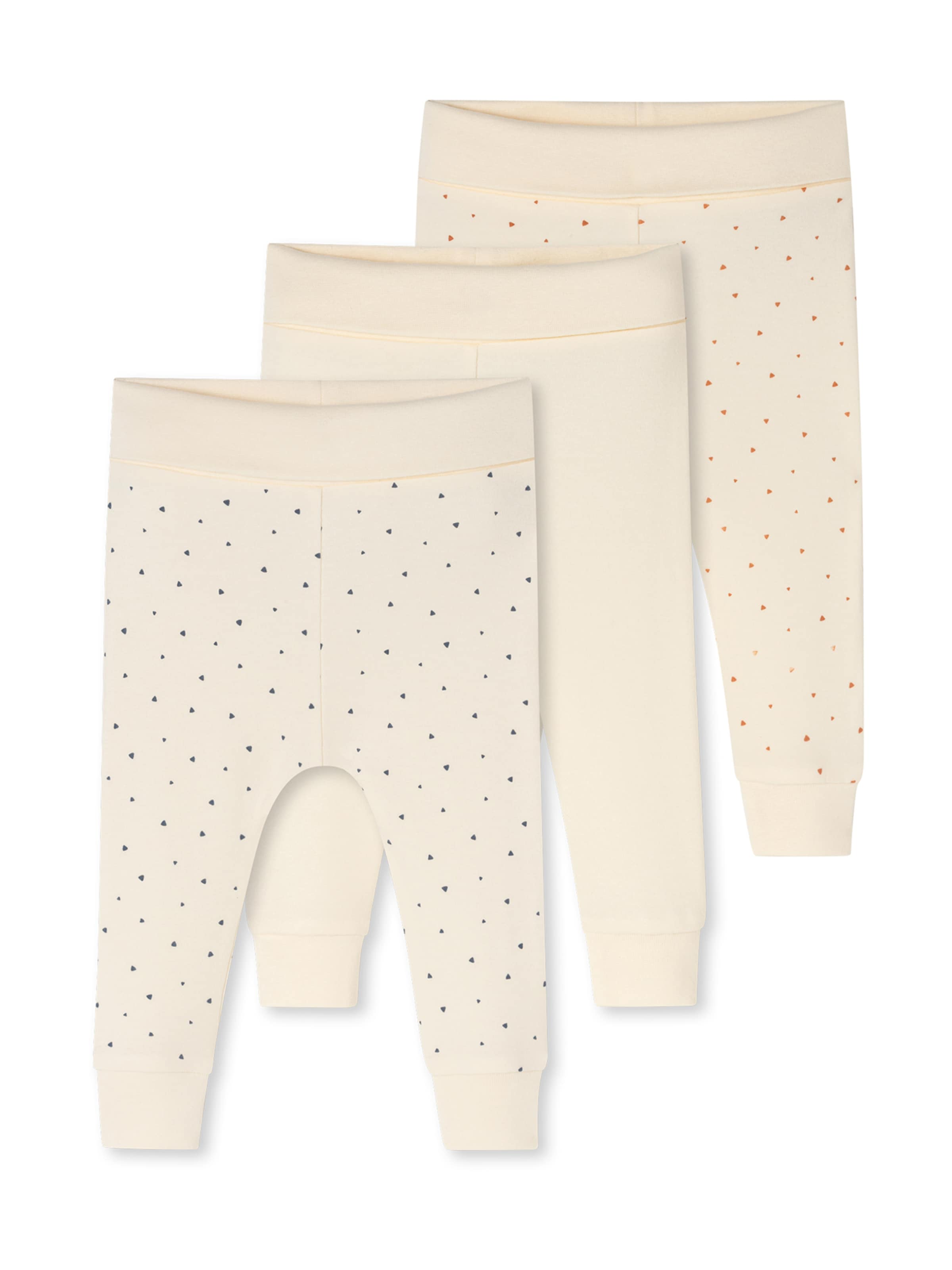 Pyjama ' Fine Rib Multi ' SCHIESSER en beige : devant