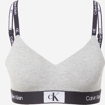 Bustier Soutien-gorge Calvin Klein Underwear en gris : devant