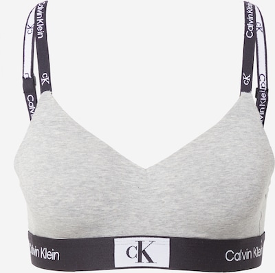 Calvin Klein Underwear Soutien-gorge en gris / noir / blanc, Vue avec produit