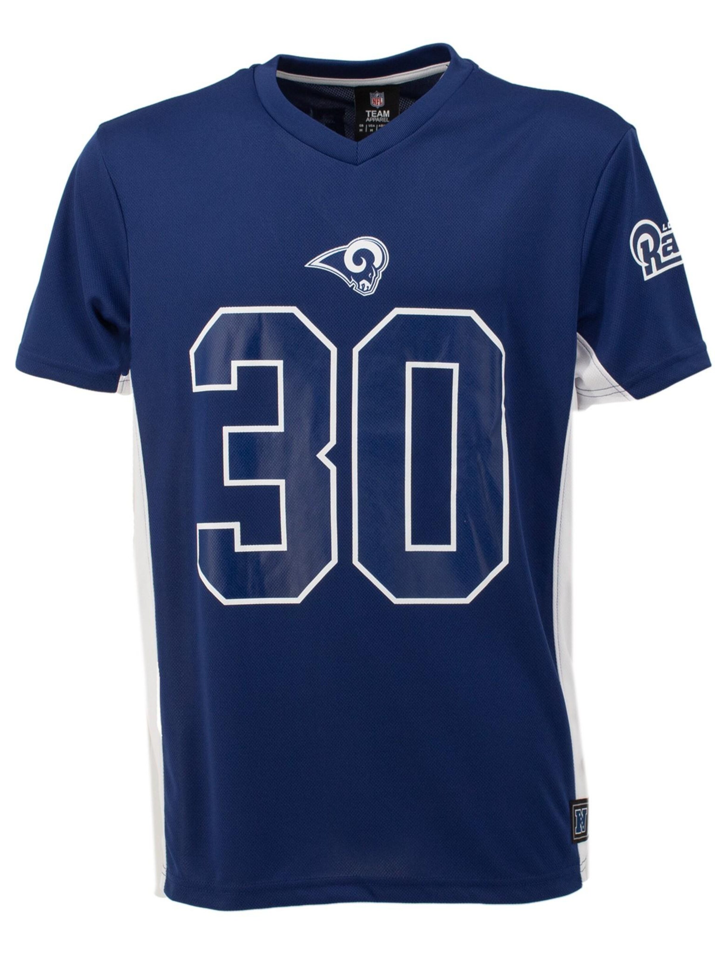 Fanatics Shirt 'NFL Trikot Los Angeles Rams Gurley Nr 30' in Blue: front