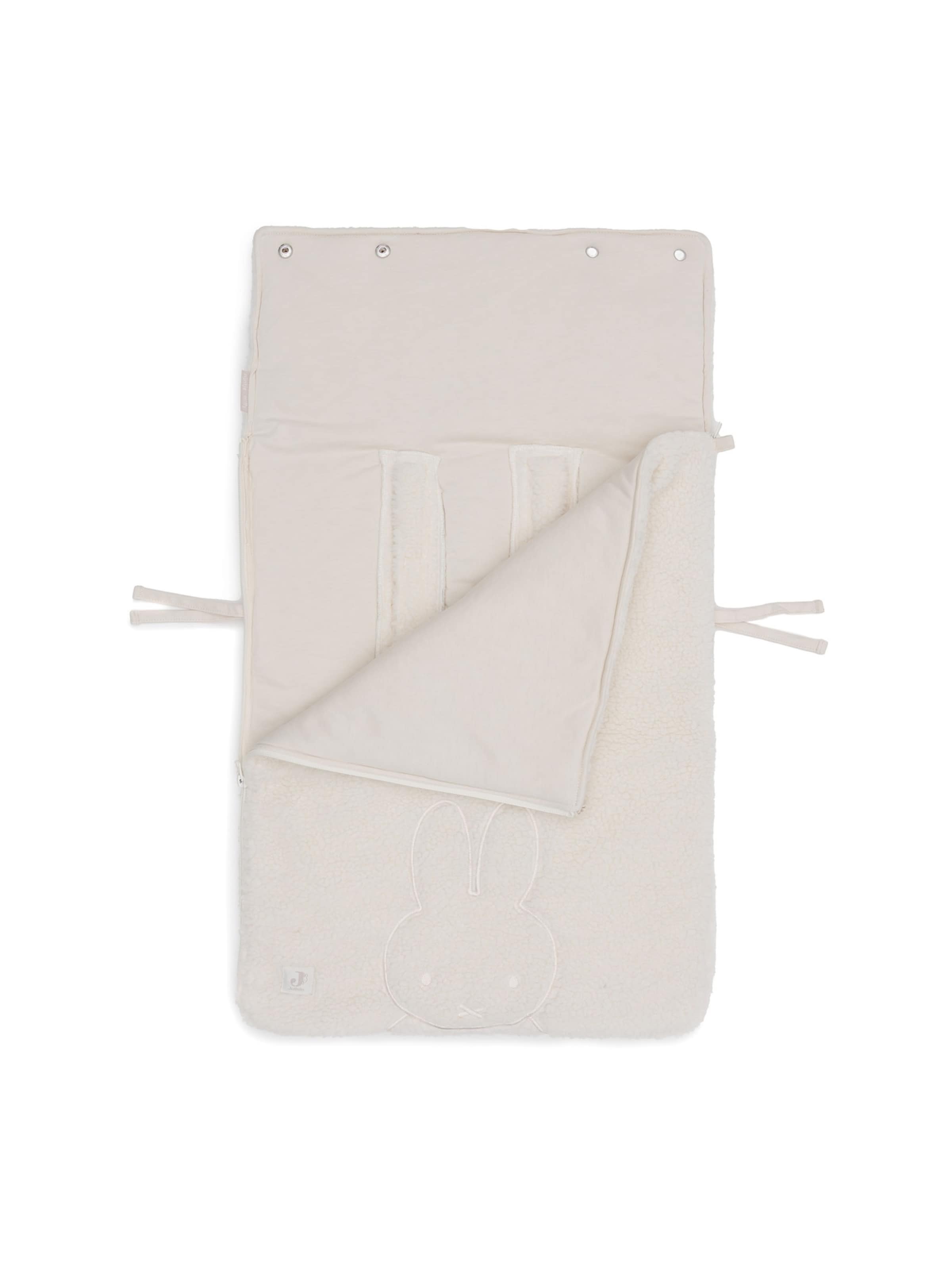 Jollein Schlafsack 'Miffy Teddy' in Beige: Vorderseite