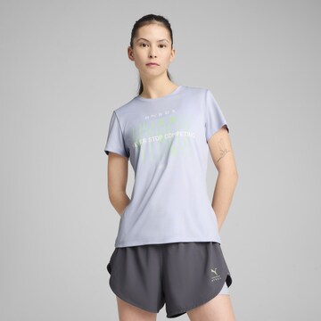 PUMA Functioneel shirt 'PUMA x HYROX Train All' in Blauw: voorkant