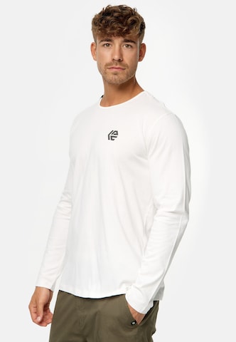 T-Shirt 'Trense ' INDICODE JEANS en blanc