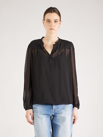 Camicia da donna di ESPRIT in nero: frontale