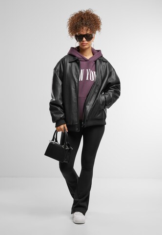 Miss Tee Sweatshirt 'New York' in Purple