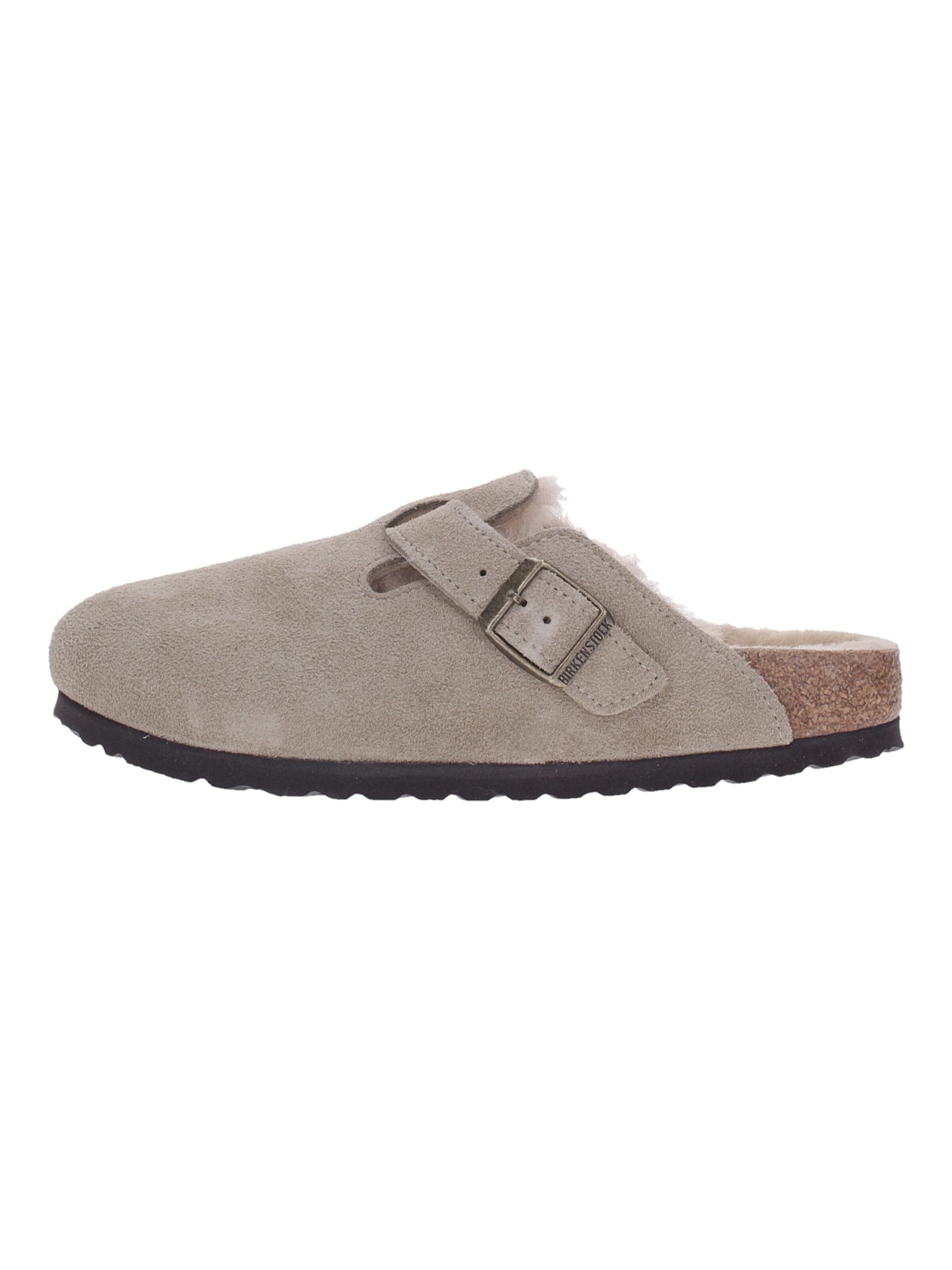 Clogs 'Boston' di BIRKENSTOCK in grigio: frontale