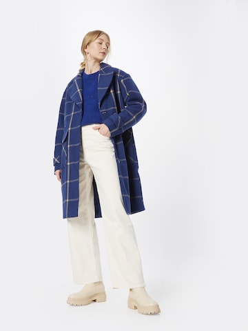 PULZ Jeans Ανοιξιάτικο και φθινοπωρινό παλτό σε μπλε