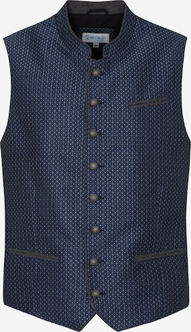 SPIETH & WENSKY Traditional Vest 'TG Deando' in Blue: front