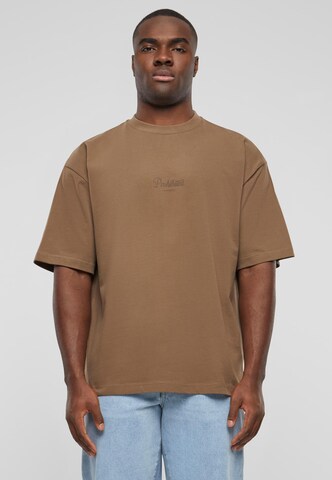 Prohibited Shirt in Brown: front