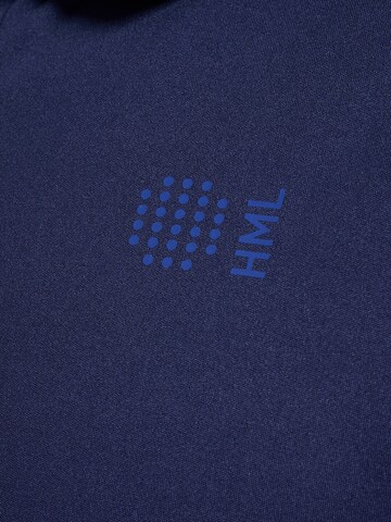 T-Shirt fonctionnel 'Court' Hummel en bleu