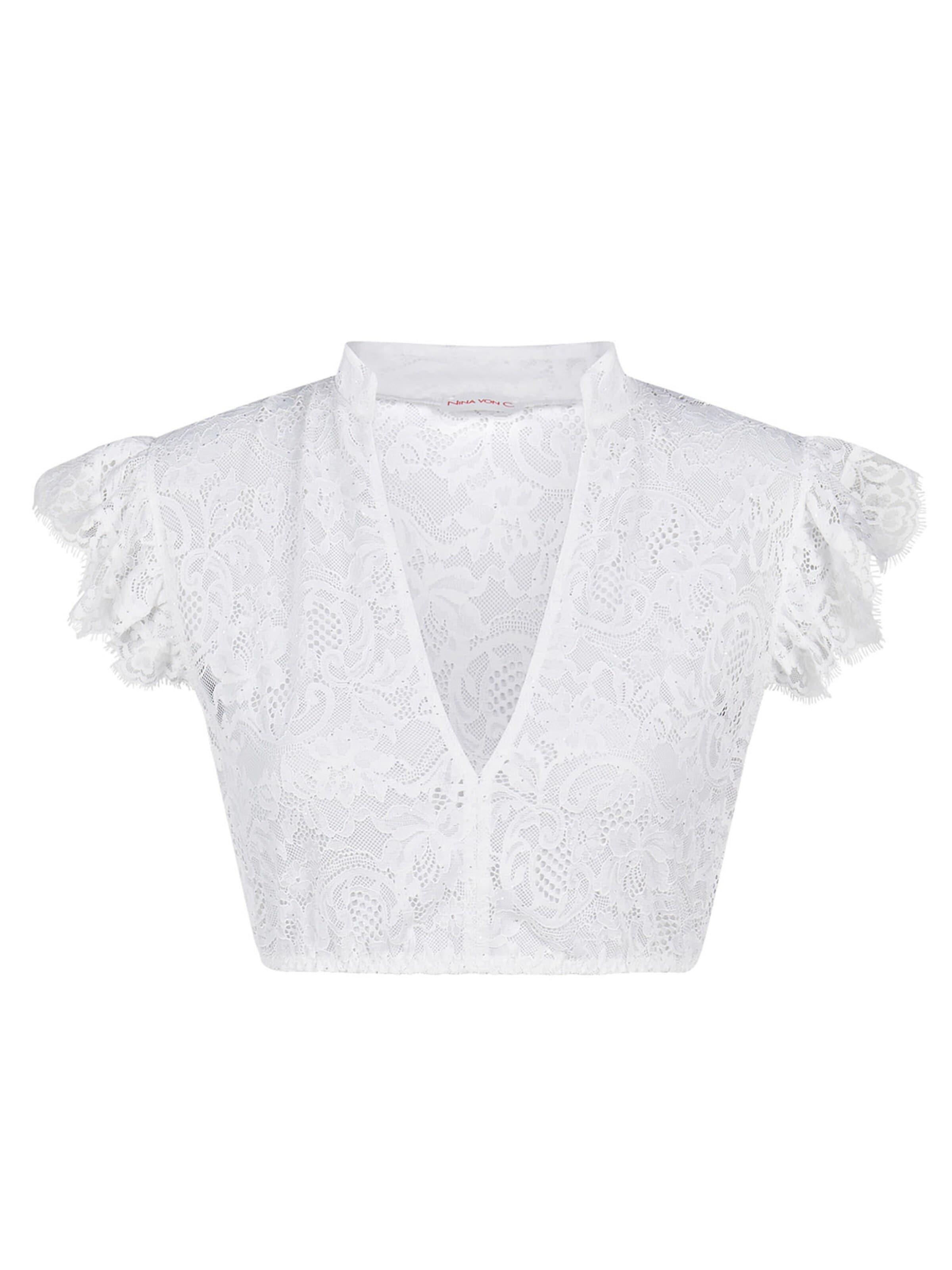 Nina von C. Traditional Blouse 'Romy' in White: front
