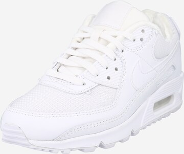 balts Nike Sportswear Zemie brīvā laika apavi 'AIR MAX 90 PRM': no priekšpuses
