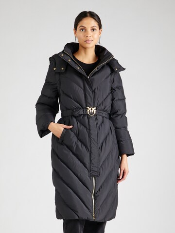 Manteau mi-saison PINKO en noir : devant