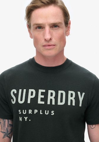 Superdry Μπλουζάκι 'Surplus' σε μαύρο