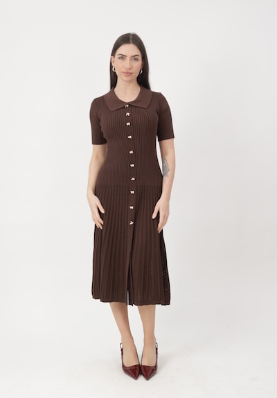 Elara Strickkleid in braun, Produktansicht