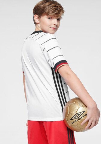 ADIDAS PERFORMANCE Funkční tričko 'EM 2020 DFB' – bílá