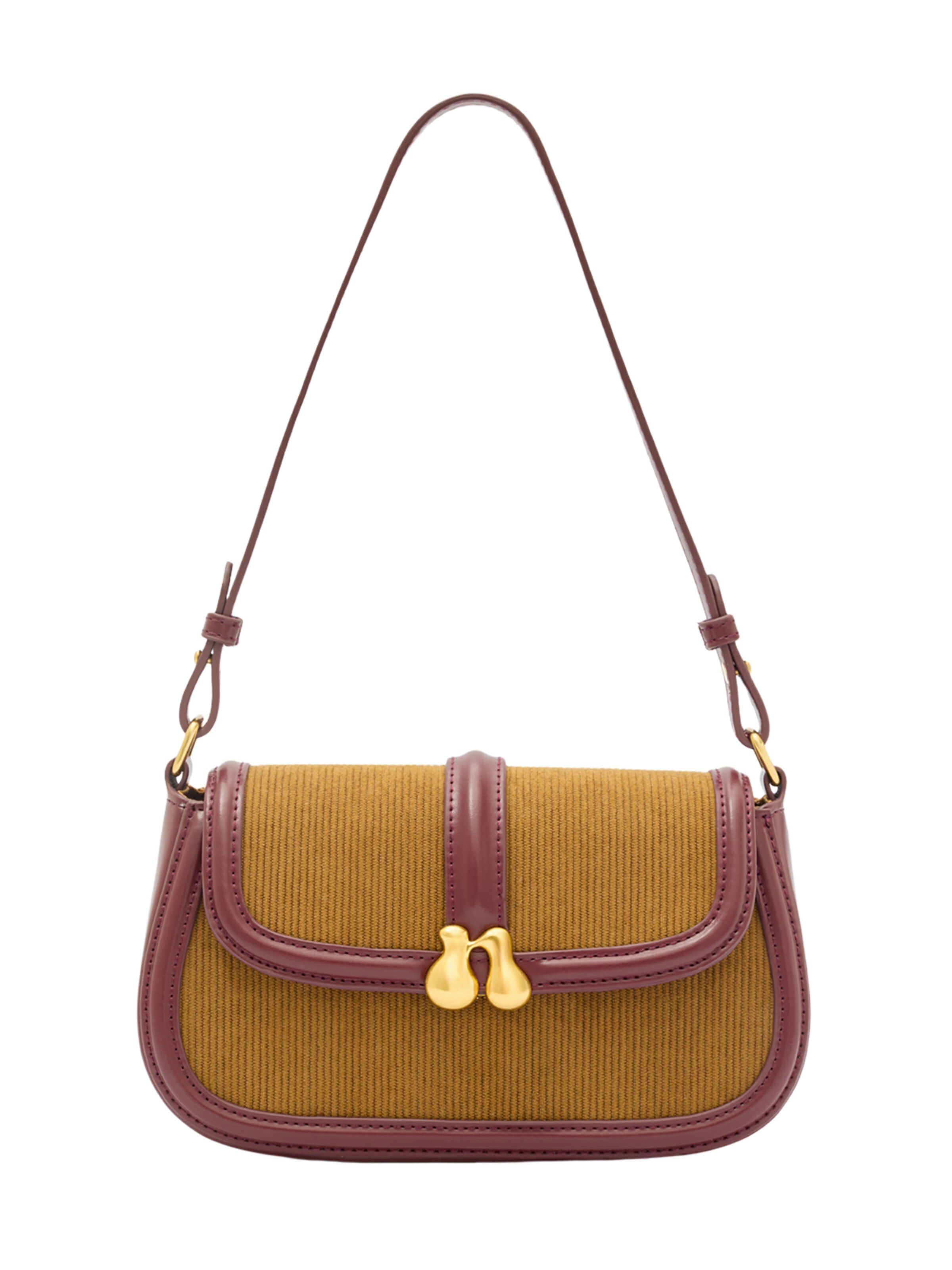 Borsa a spalla 'BOBBY' di NALì in giallo: frontale