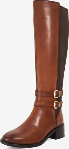 Dune LONDON Laarzen 'Tatter' in Bruin: voorkant