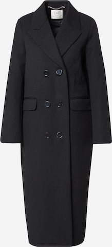 Guido Maria Kretschmer Collection Ανοιξιάτικο και φθινοπωρινό παλτό 'Caya' σε μαύρο: μπροστά