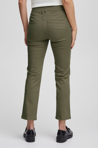 Fransa Slim fit Pants 'Frmax' in Green