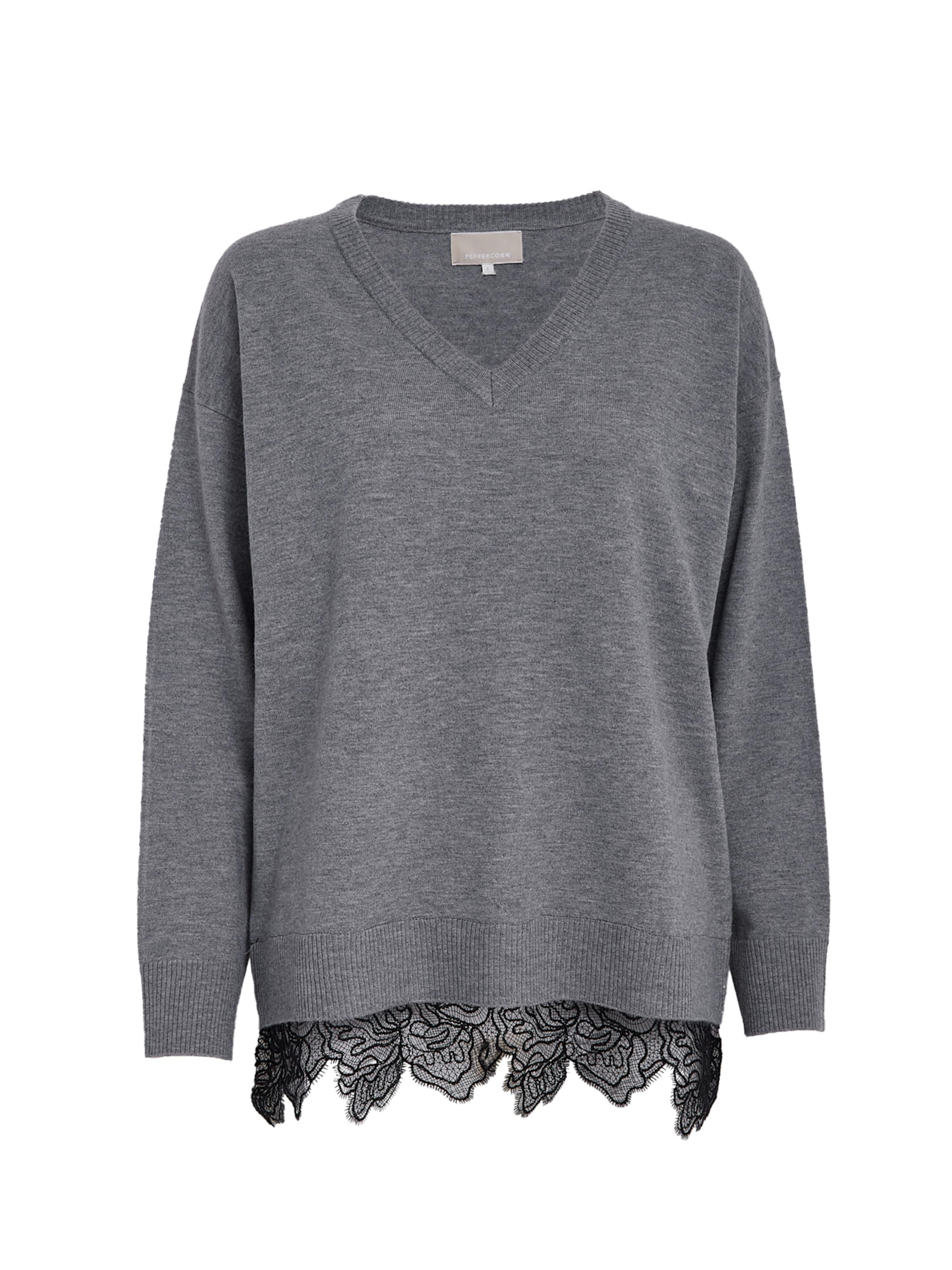 Peppercorn - Top 'Tracie' en gris: frente