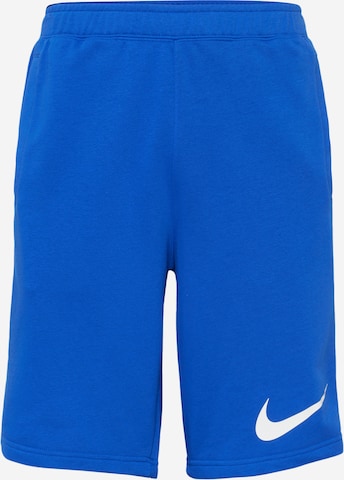 Nike Sportswear Pants in Blue: front