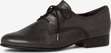 Chaussure à lacets Tamaris en gris : devant