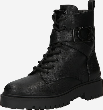 Bottines à lacets 'Orana' GUESS en noir : devant