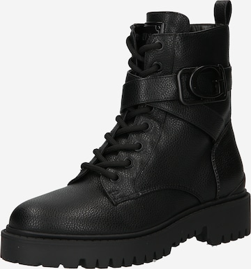 GUESS Lace-Up Ankle Boots 'Orana' in Black: front