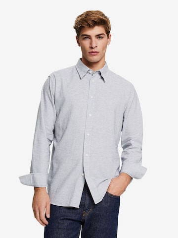 Coupe regular Chemise ESPRIT en blanc : devant