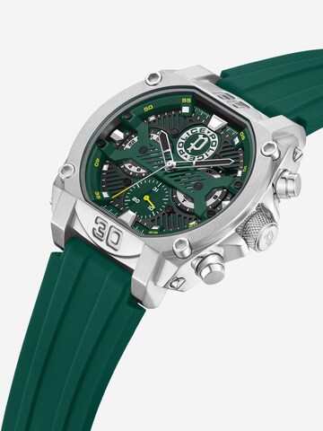 POLICE Analoog horloge 'Norwood' in Groen