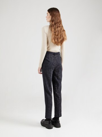 Marc Cain Regular Trousers with creases in Black