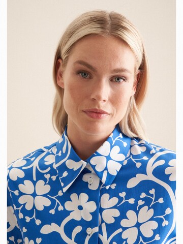 SEIDENSTICKER Shirt dress in Blue