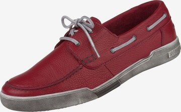 Natural Feet Lace-Up Shoes 'Torino' in Red: front