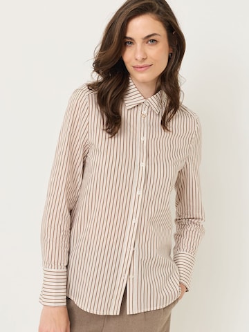 Tamaris Blouse in Beige: front