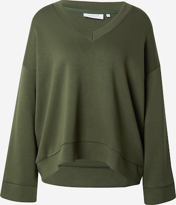 Sweat-shirt 'Petua Ima' MSCH COPENHAGEN en vert : devant