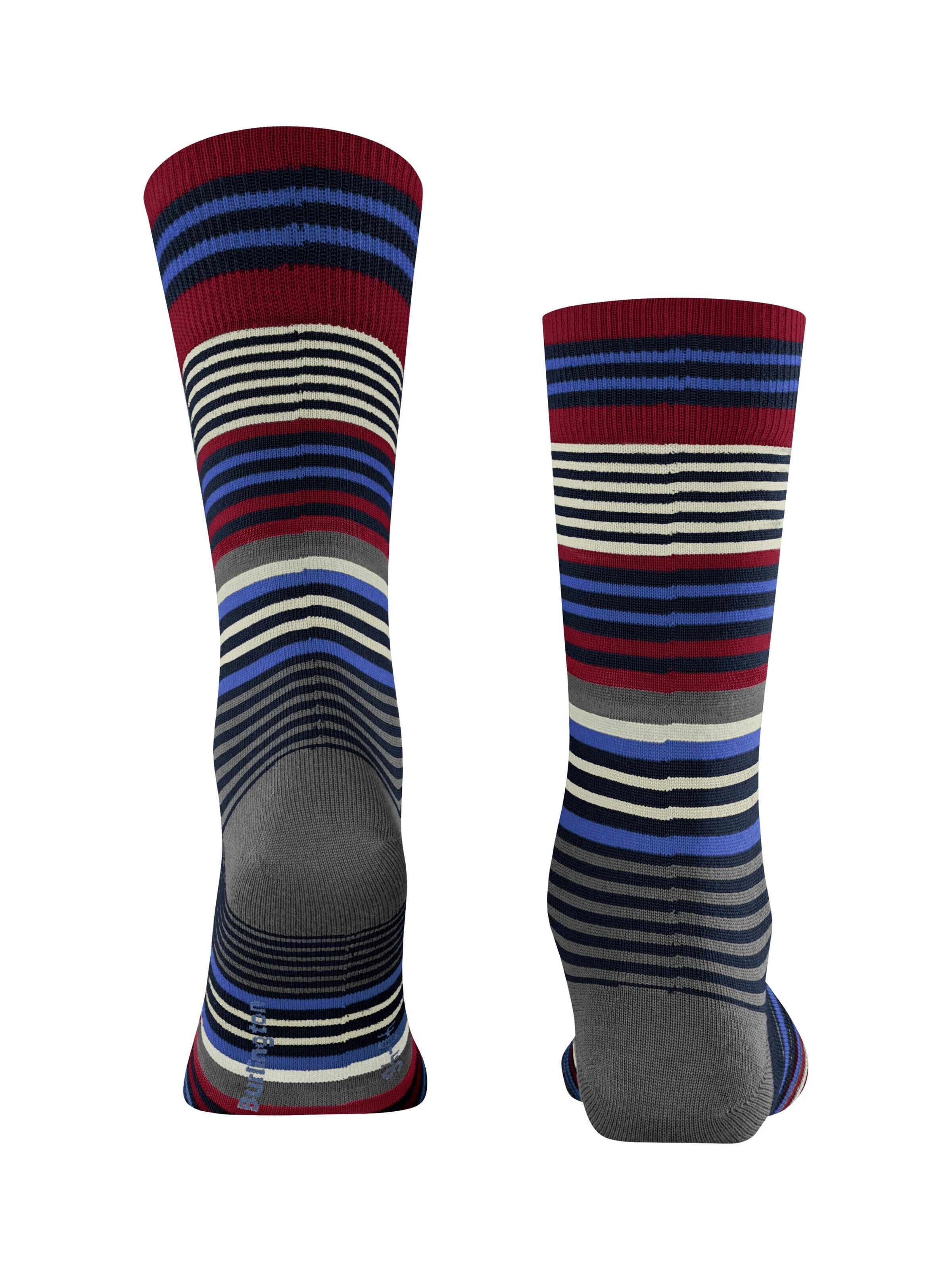 BURLINGTON Socks 'Stripe' in Blue
