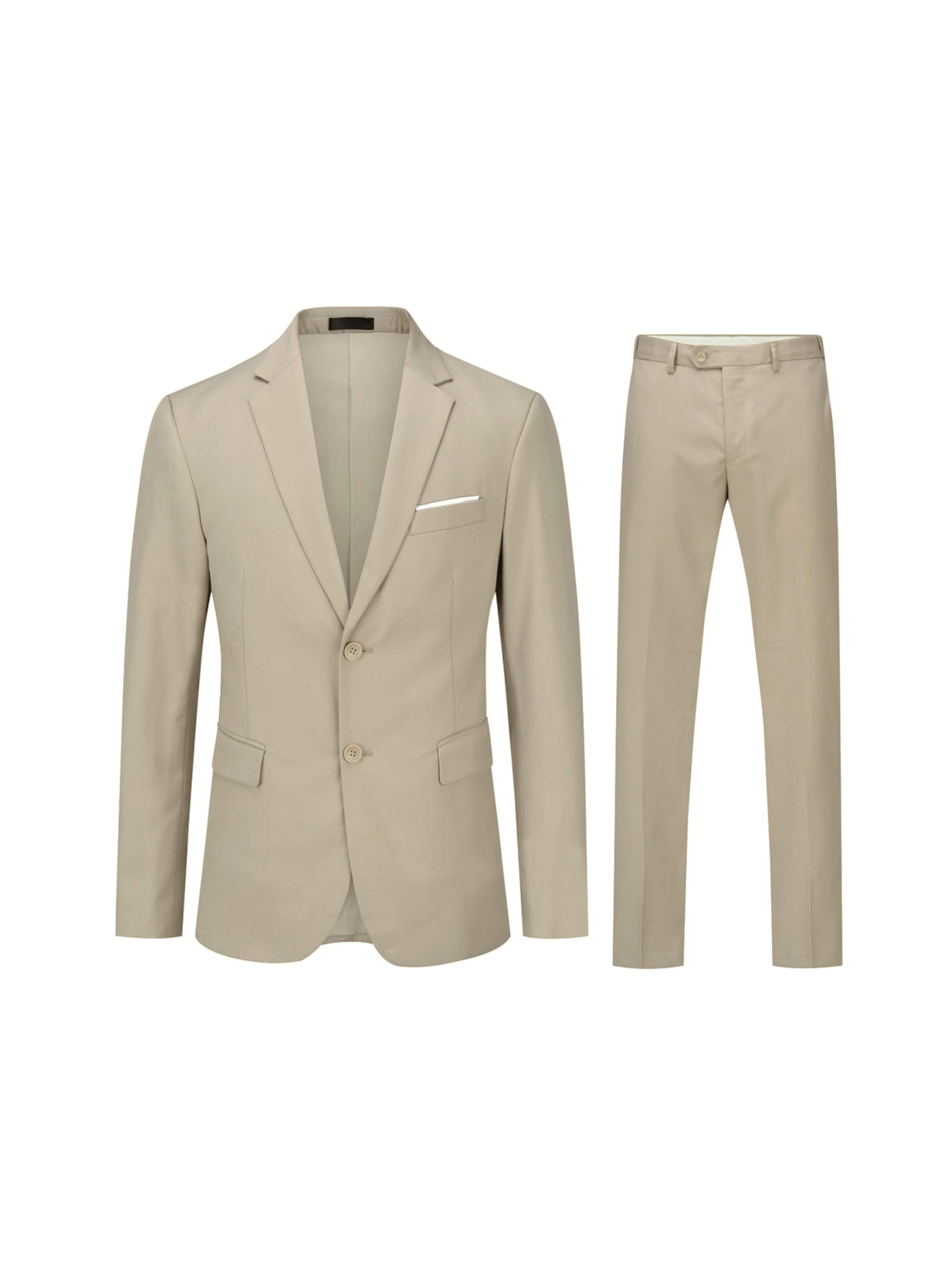 Youthup Suit in Beige: front