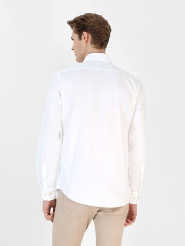 Scalpers Regular fit Button Up Shirt in White