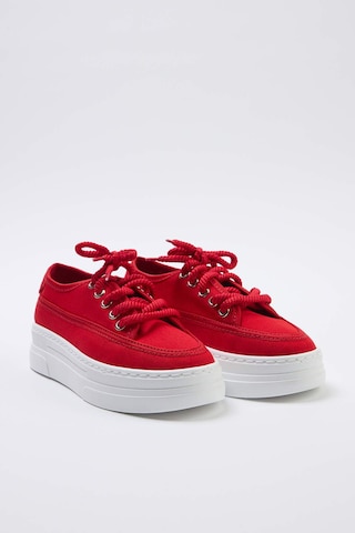 Baskets basses Trendyol en rouge