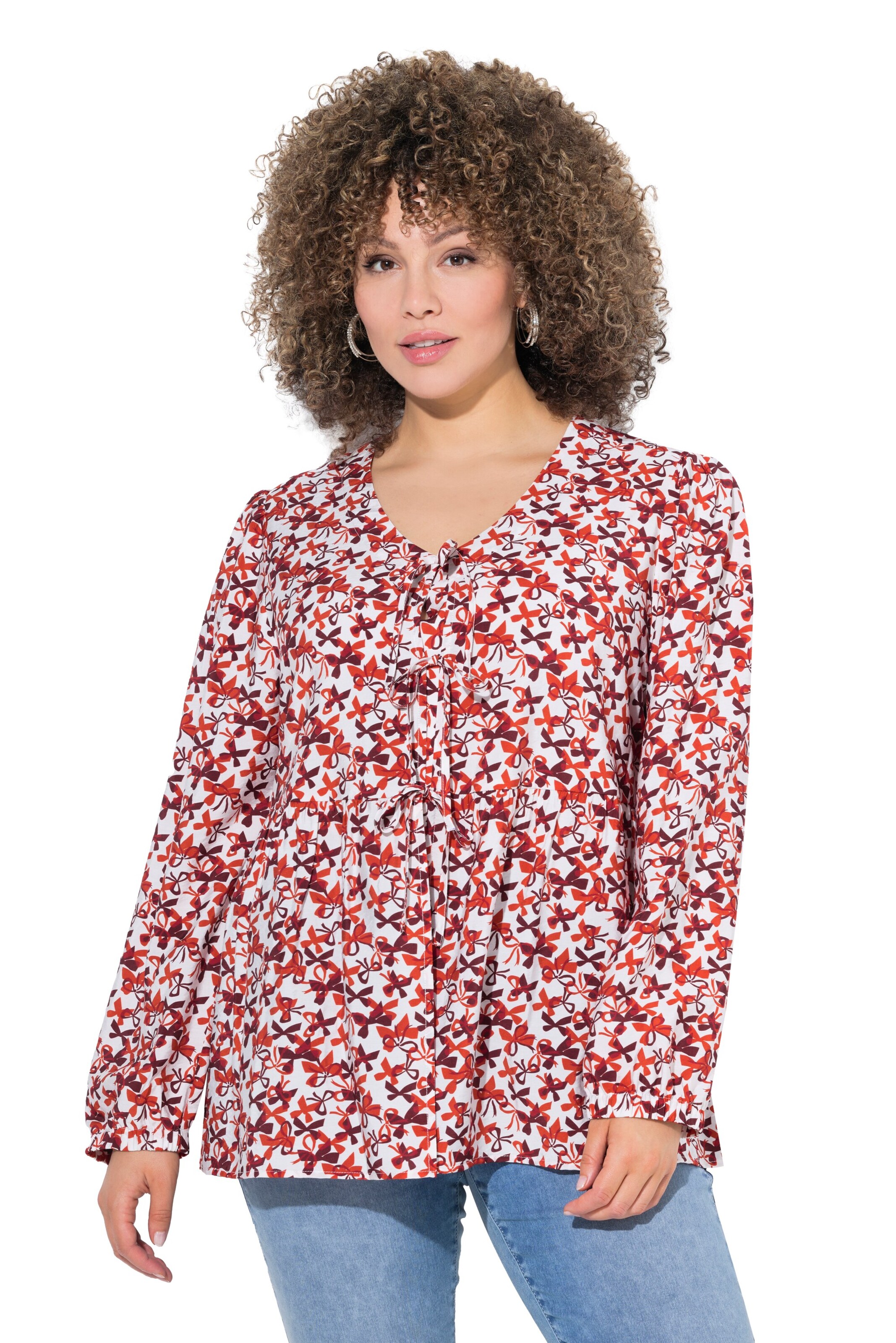 Chemisier Ulla Popken en rouge : devant