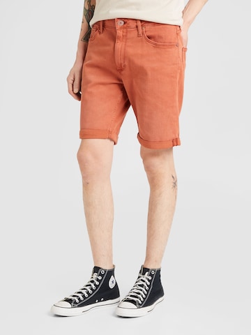 JACK & JONES Regular Jeans 'RICK EVAN' in Oranje: voorkant