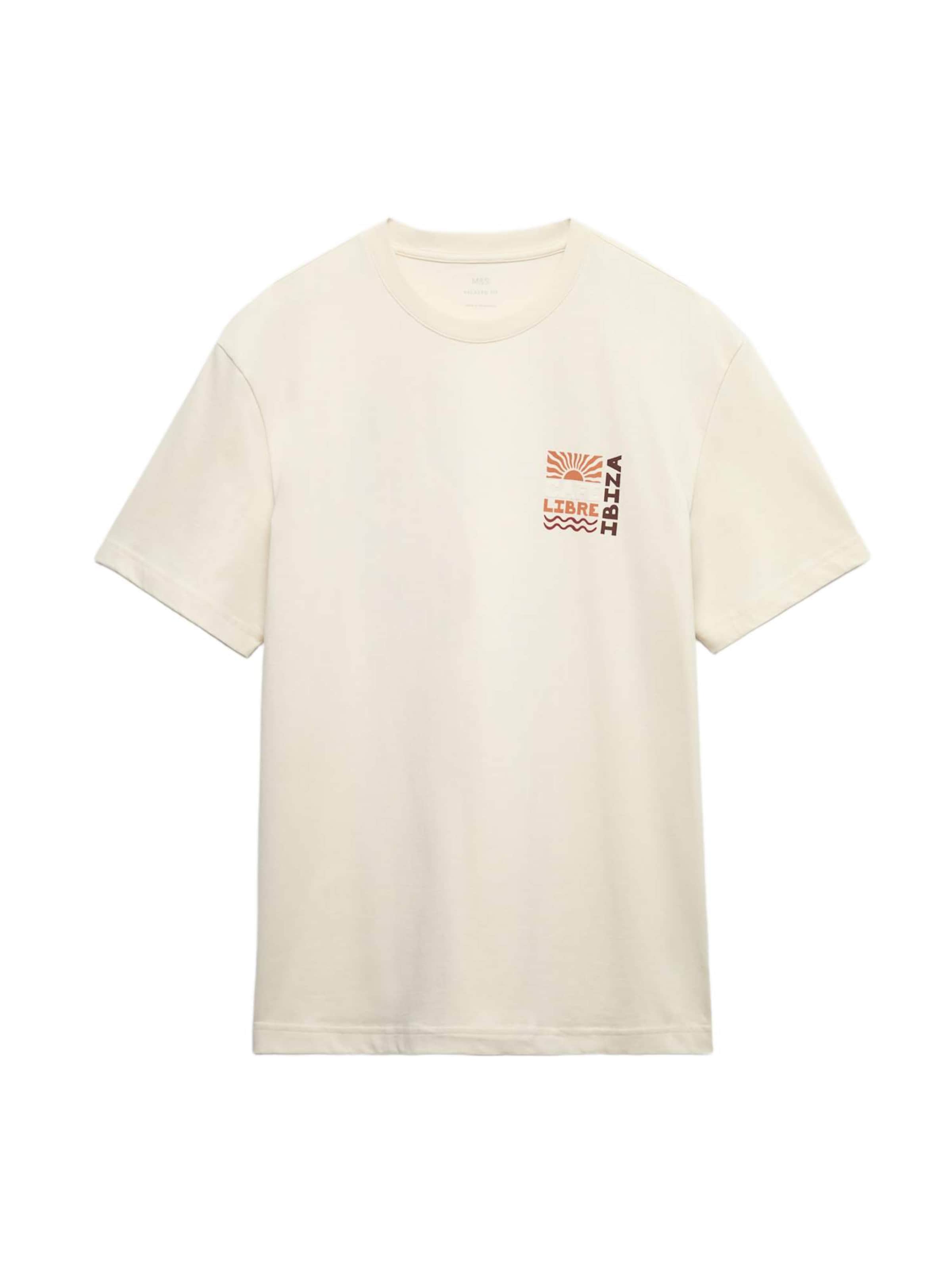 Maglietta in XXXL Marks & Spencer di colore beige / lilla / rosso / bianco, Visualizzazione prodotti