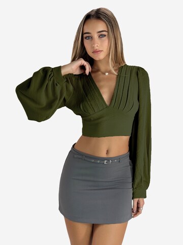 Elara Bluse in Grün